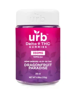 Urb Dragonfruit Paradise 350mg Gummies 35ct