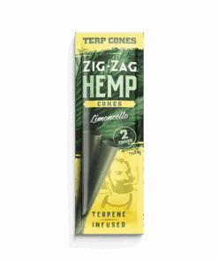 Zig Zag Hemp Cones 2pk- Limincello