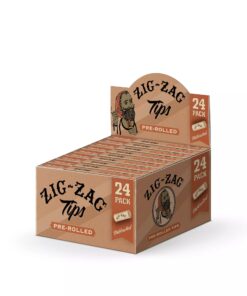 Zig Zag Unbleached Pre-Rolled Tips 24pk