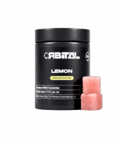 Orbital Terpene Infused Lemon 200mg THC Sativa Gummies 20ct