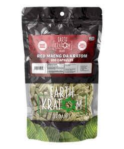 Earth Kratom Red Maeng Da 300 Capsules