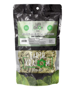 Earth Kratom White Maeng Da 300 Capsules