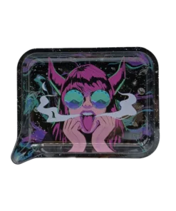 Get Lost Large Galaxy 3D Funnel Rolling Tray w/ Lid