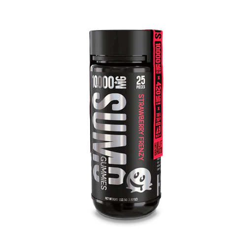 Half Bak'd SUMO Strawberry Frenzy 10,000mg Gummies 25ct