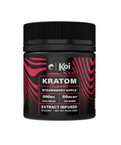 Koi Kratom Strawberry Apple Gummies 500mg