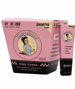 Blazy Susan Pink 53mm Shortys Cones 12pk