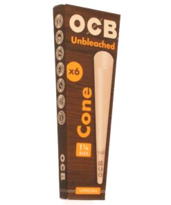 OCB Unbleached 1 1/4 Cones 6pk