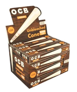 OCB Unbleached King Size Cones 24pk
