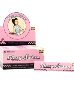 Blazy Susan Pink King Size Slim Rolling Papers