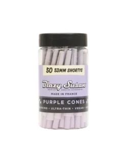 Blazy Susan Purple 53mm Shorty Cones 50pk