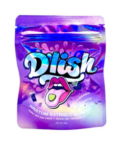 D'lish Blackberry Lemonade Kratom Extract Gummies 5ct
