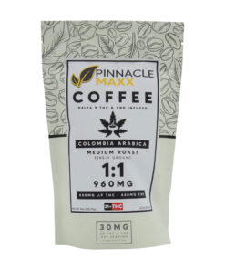 Pinnacle Maxx 1:1 THC:CBD 960mg Ground Coffee