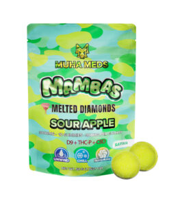 Muha Meds Mambas Melted Diamond Sour Apple 3000mg Gummies