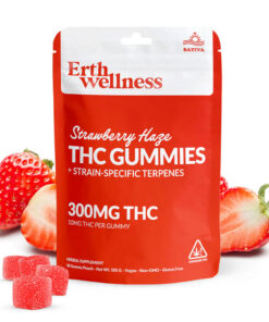 Erth Wellness Strawberry Haze 300mg Gummies