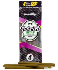 Twisted Hemp Grape Burst Hemp Wraps 4pk