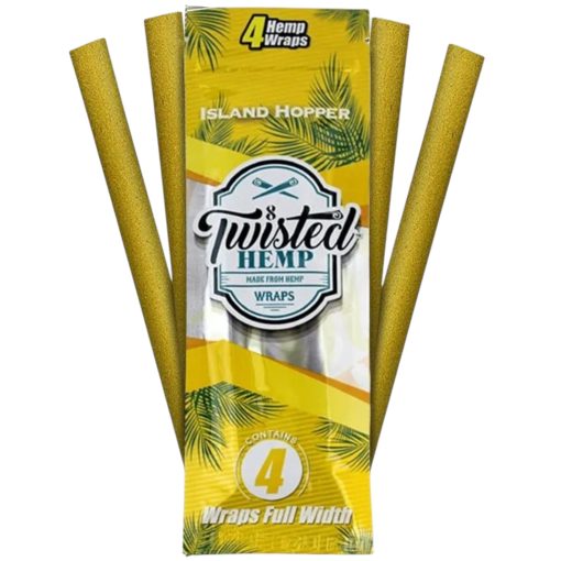 Twisted Hemp Island Hopper Hemp Wraps 4pk