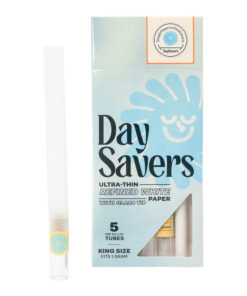 DaySavers King Size Pre-Rolled Tubes w/ Glass Filter Tips 5pk
