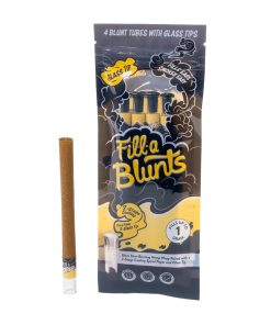 Fill-a Blunts Pre-Rolled Blunt Tubes w/ Glass Filter Tips 4pk