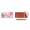 DaySavers  1 ¼ Pink Hybrid Hemp Blunt Wrap Artisan Pre-Rolled Tubes w/ Spiral Filter Tips 10pk