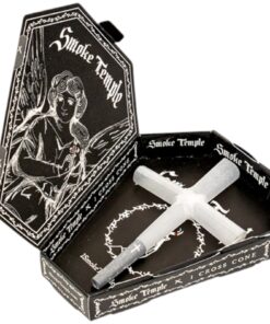 Smoke Temple 84mm Cross Cone in Coffin Box