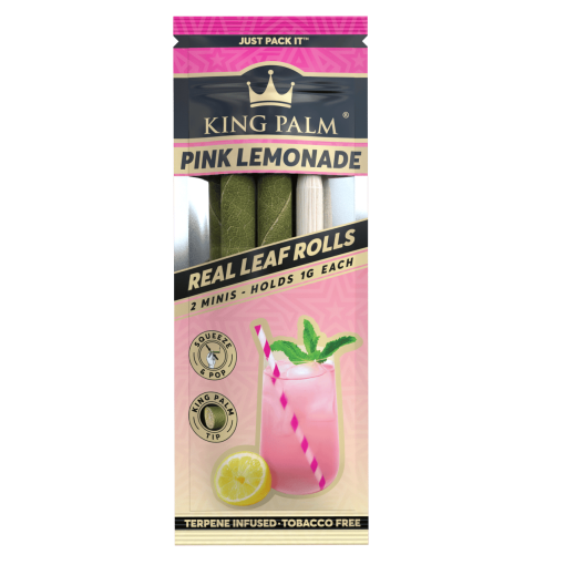 King Palm Pink Lemonade Mini Rolls 2pk