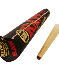 Raw Classic Black 1 ¼ Cones 6pk