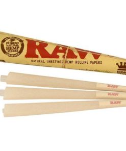 Raw Classic King Sized Cones 3pk