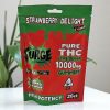 Surge THC Company Strawberry Delight High Potency Live Sugar 10,000mg Gummies 20ct