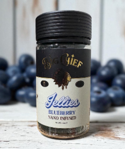 Big Chief Jellies Blueberry Nano Infused D9 + THCp 15,000mg Gummies 30ct