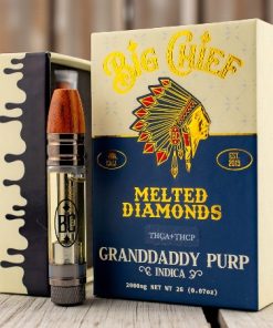 Big Chief Melted Diamonds Granddaddy Purp 2g Cart