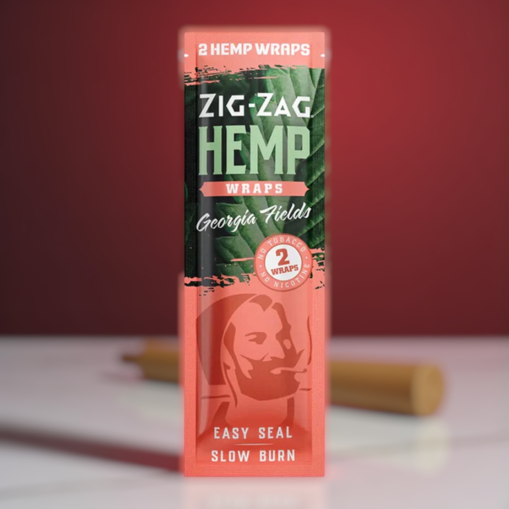 Zig Zag Georgia Fields Hemp Wraps 2pk