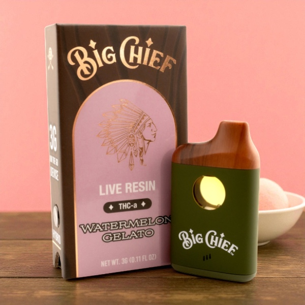 Big Chief Watermelon Gelato 3g Disposable Vape