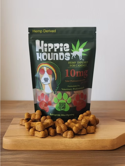 Hippie Hounds 10mg CBD Infused Dog Treat