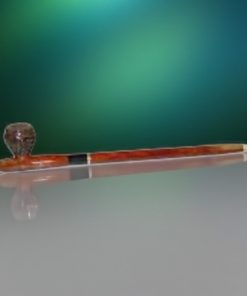 Pulsar Shire Pipes Engraved Cherry & Sassafras Wood Pipe | 16.75"