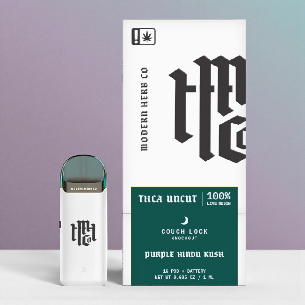 Modern Herb Co Live Resin Uncut Hindu Kush 1g Pod Start Kit