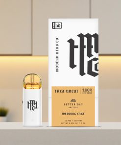 Modern Herb Co Live Resin Uncut Wedding Cake 1g Pod Start Kit