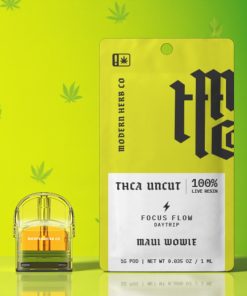 Modern Herb Co Live Resin Uncut Maui Wowie 1g Pod Refill