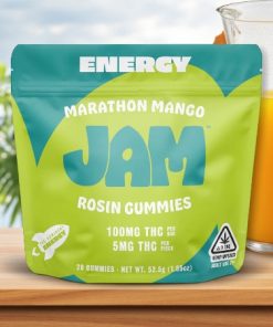 Jam Rosin Marathon Mango 100mg Gummies 20ct