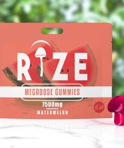 Rize 7500mg Watermelon Mushroom Gummies