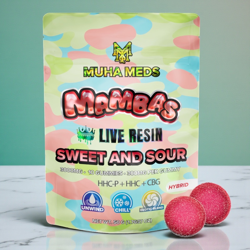 Muha Meds Mambas Melted Diamond Sweet & Sour 3000mg Gummies