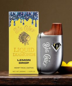 Big Chief Liquid Diamonds Lemon Drop 2g Disposable Vape