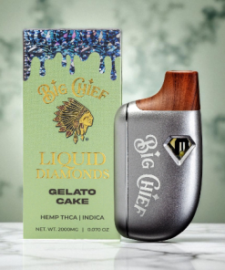Big Chief Liquid Diamonds Gelato Cake 2g Disposable Vape