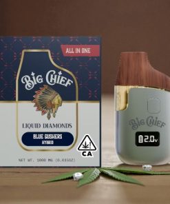 Big Chief Liquid Diamonds Blue Gushers 2g Disposable Vape