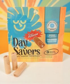 DaySavers Sugar Flavor Wood Filter Tips 3pk