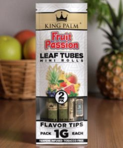 King Palm Fruit Passion Mini Rolls 2pk