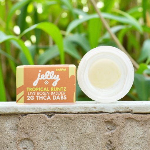 NYB Labs X Jelly Tropical Runtz Live Rosin 2g Dabs