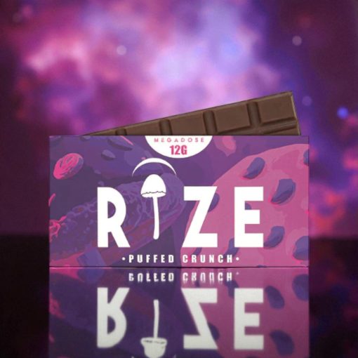 Rize 12g Puffed Crunch Mushroom Chocolate Bar