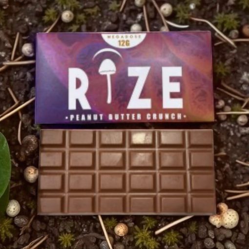 Rize 12g Peanut Butter Crunch Mushroom Chocolate Bar