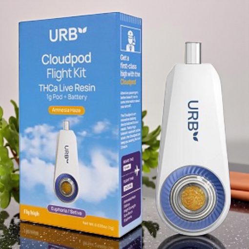 Urb Amnesia Haze THCa Live Resin CloudPod Flight Kit