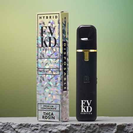 FVKD Exotics Wedding Cake Rosin 3.5g Disposable Cart